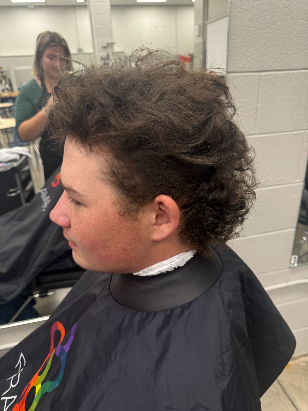 Cut · Curly mullet