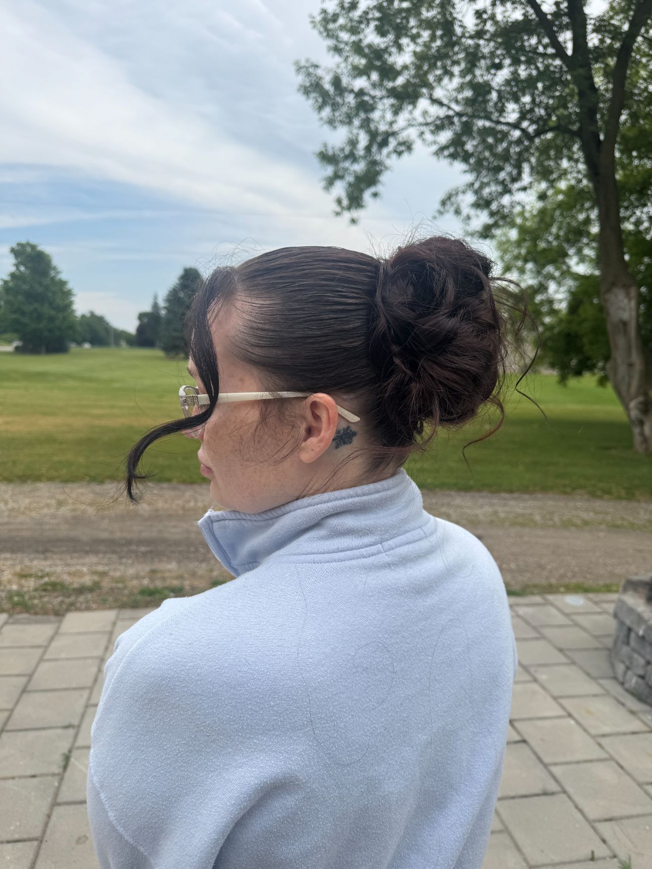 Style · Textured updo